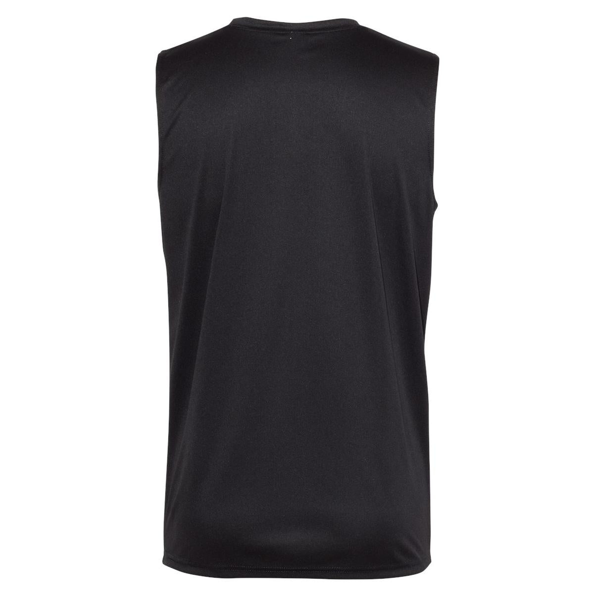 Black Sleeveless T-Shirts - C2 Sport - Moisture Wicking