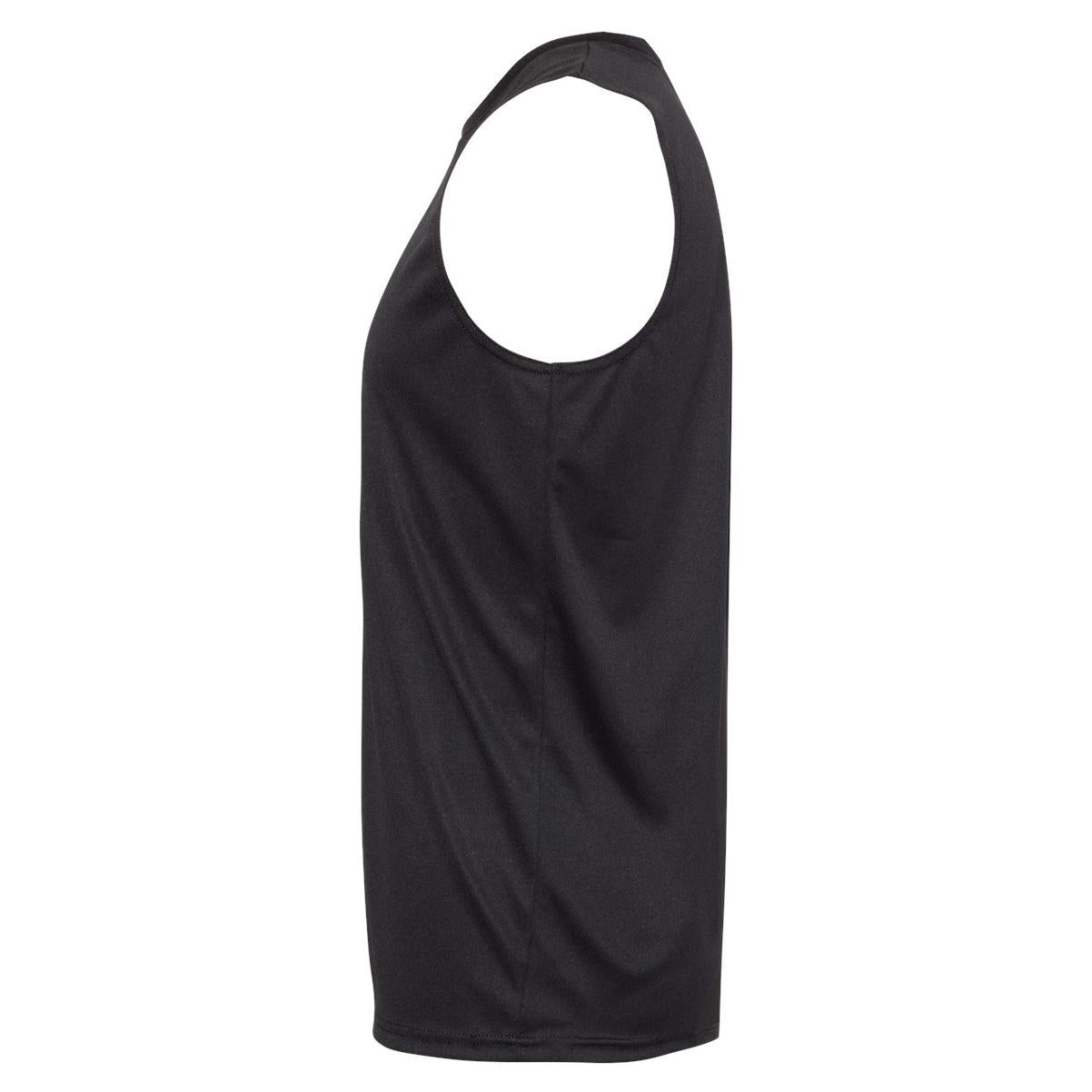 Black Sleeveless T-Shirts - C2 Sport - Moisture Wicking