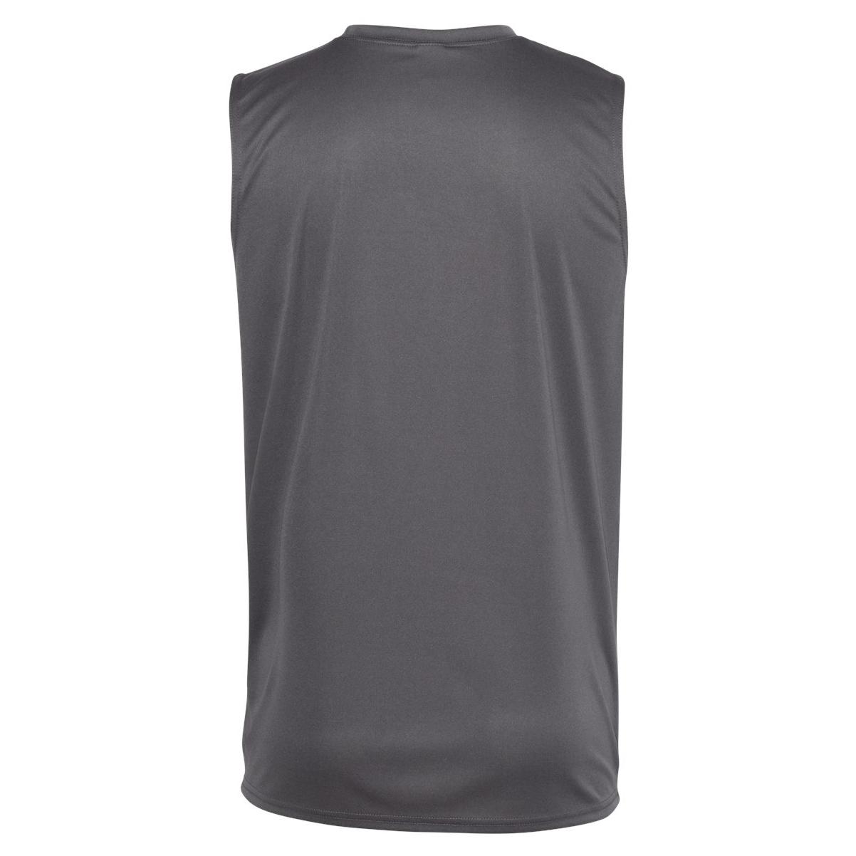 Black Sleeveless T-Shirts - C2 Sport - Moisture Wicking