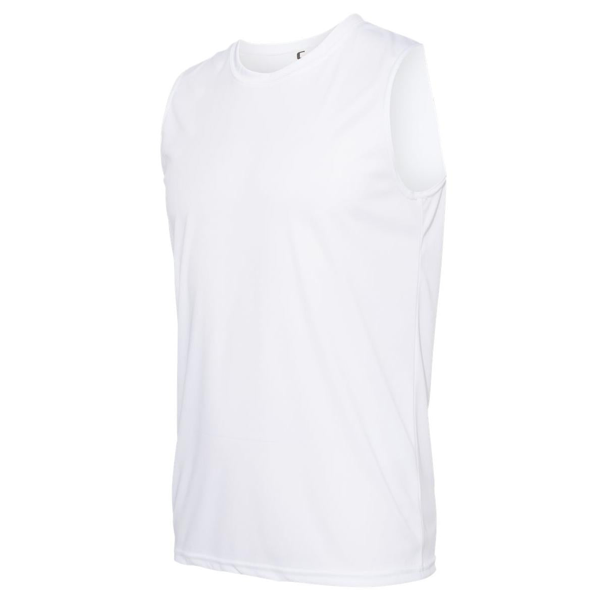 Black Sleeveless T-Shirts - C2 Sport - Moisture Wicking