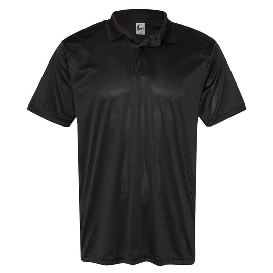 Black Polo Shirt - C2 Sport - Moisture-Wicking Fabric