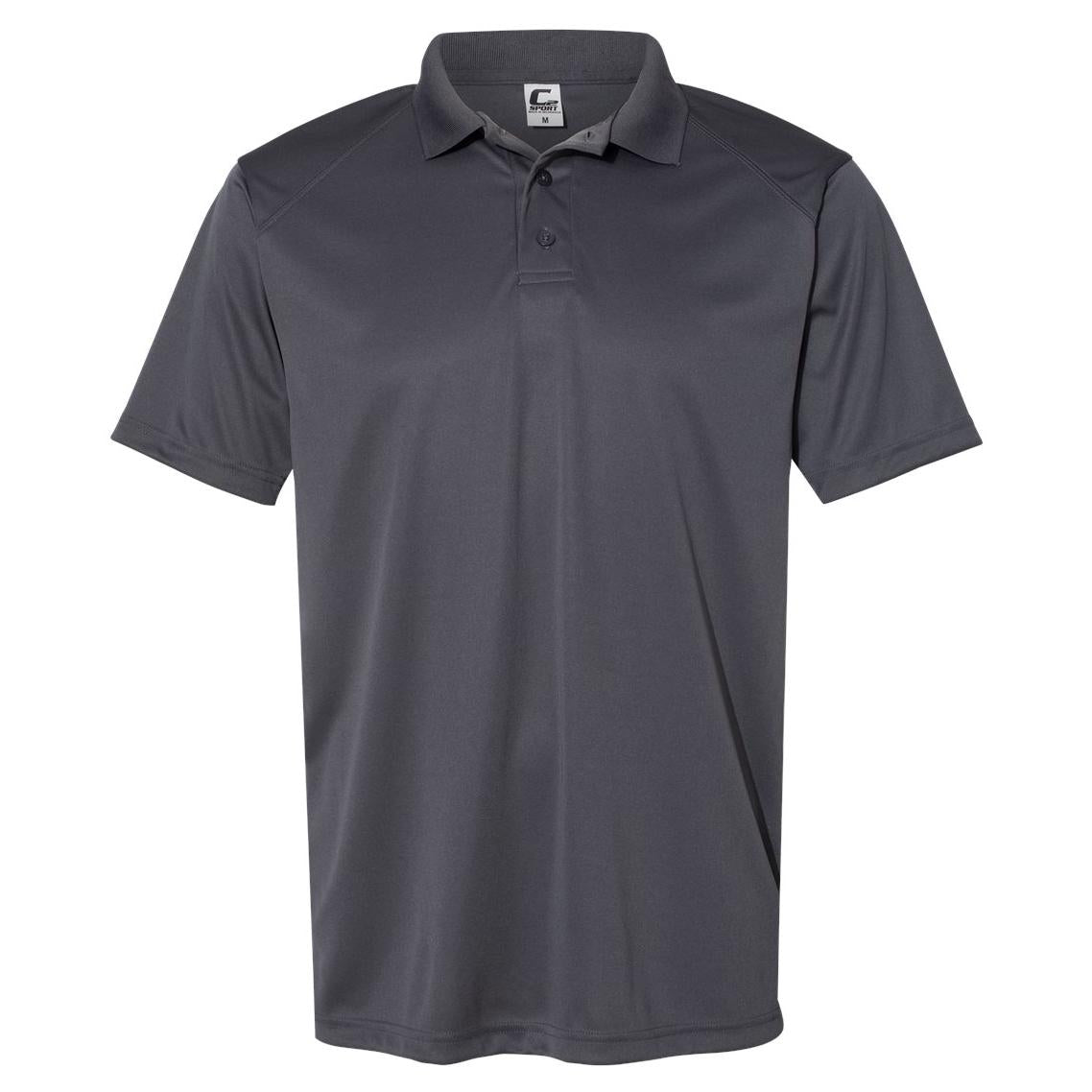 Black Polo Shirt - C2 Sport - Moisture-Wicking Fabric