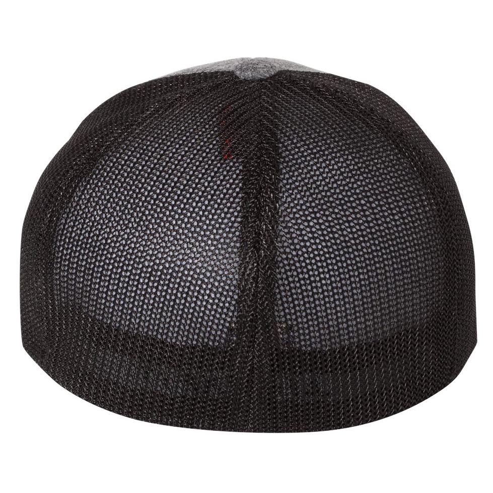 Dark Heather Grey Ball Cap - FlexFit - Comfortable Fit