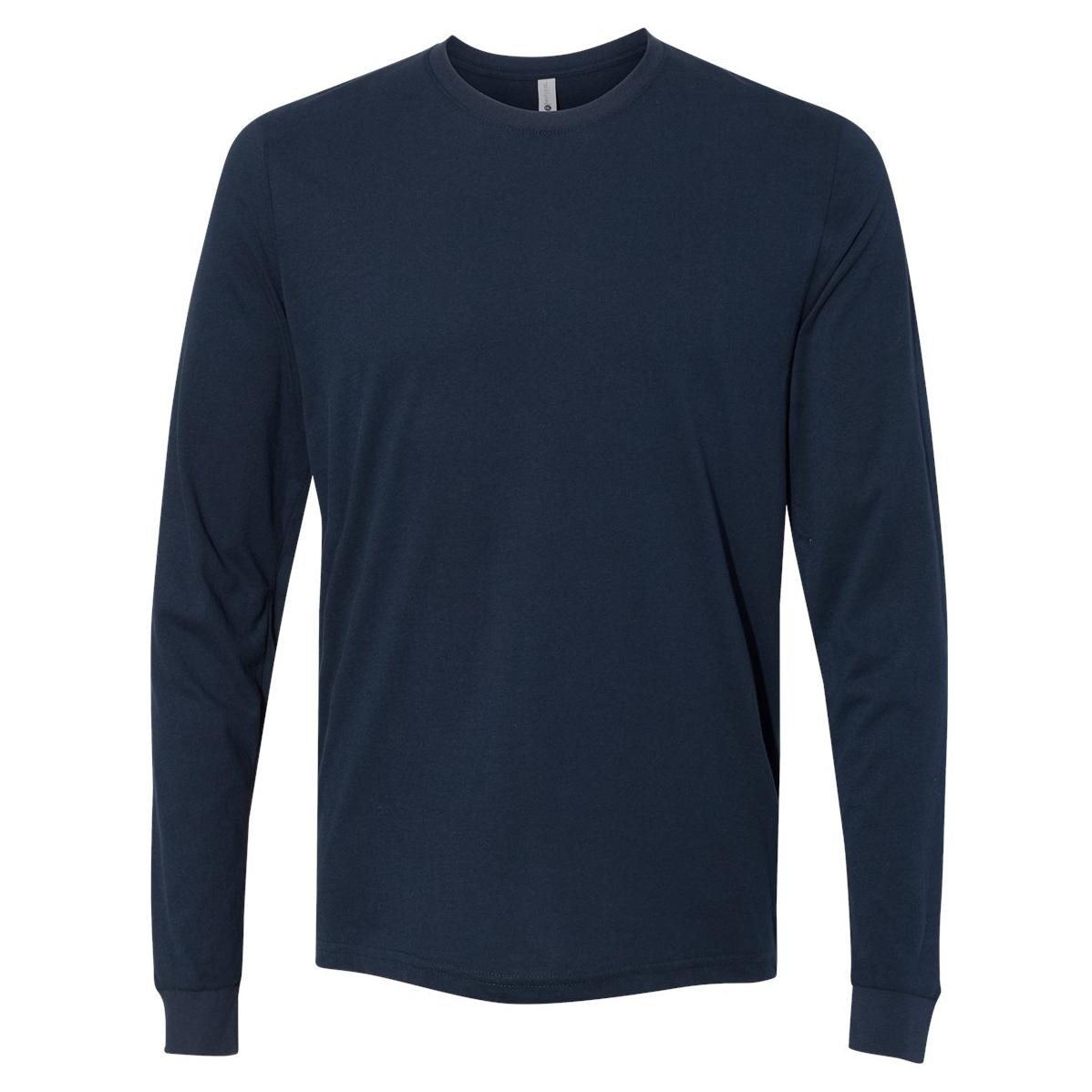 Black Sueded T-Shirt - Next Level - Long Sleeve Soft