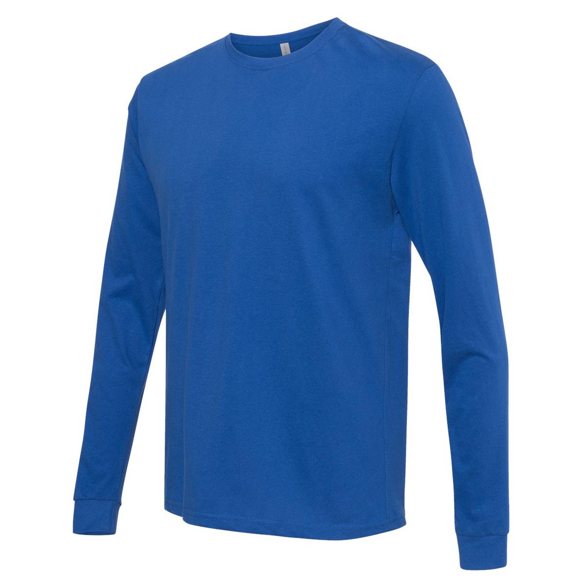 Black Sueded T-Shirt - Next Level - Long Sleeve Soft