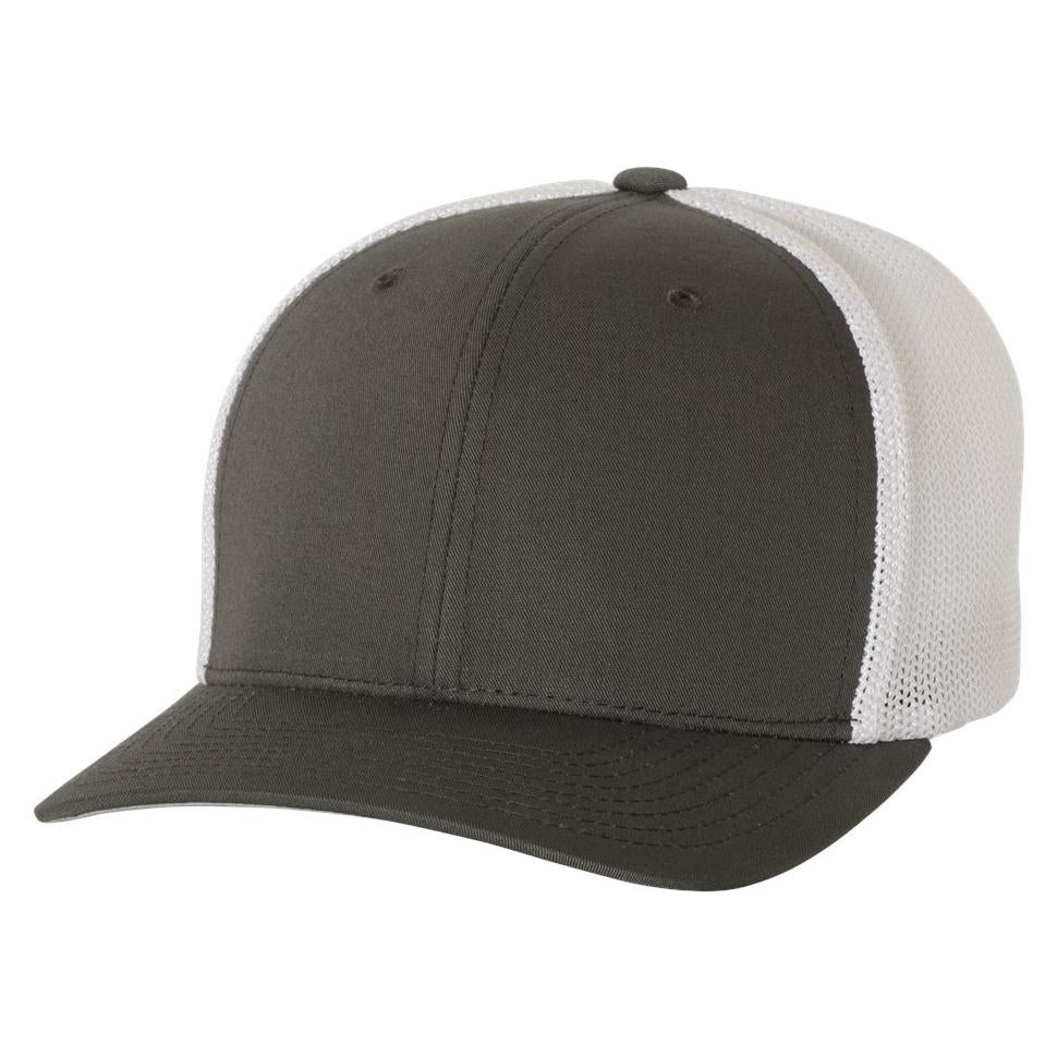 Black/White Ball Cap - FlexFit - Structured Design