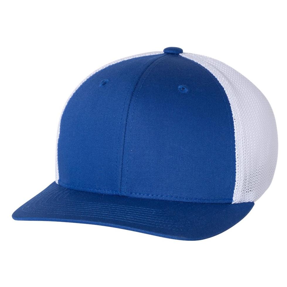 Black/White Ball Cap - FlexFit - Structured Design