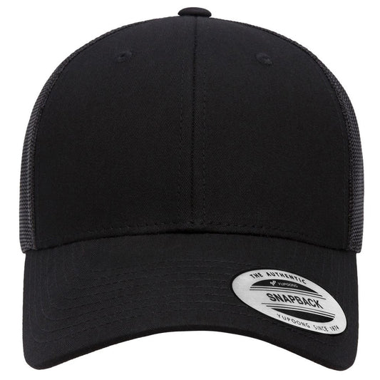 Black/White Ball Cap - YP Classics - Snapback Style