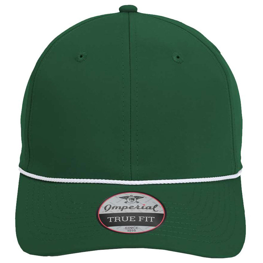 White/Black Ball Cap - Imperial - Performance Fabric