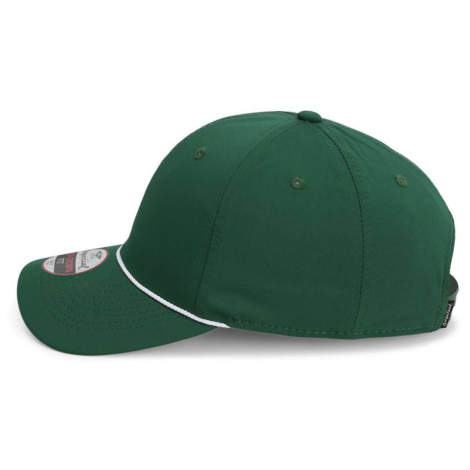 White/Black Ball Cap - Imperial - Performance Fabric