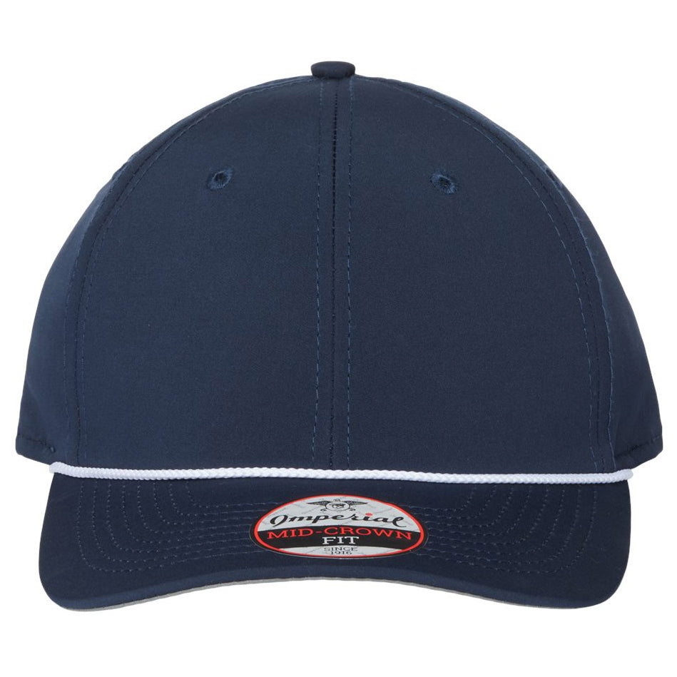 White/Black Ball Cap - Imperial - Performance Fabric