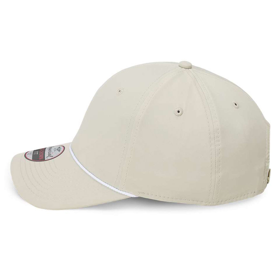 White/Black Ball Cap - Imperial - Performance Fabric