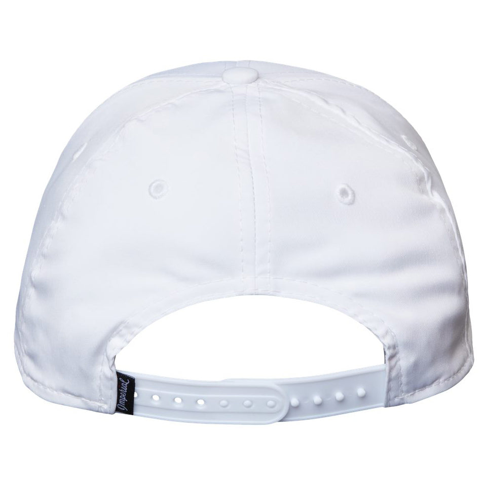 White/Black Ball Cap - Imperial - Performance Fabric