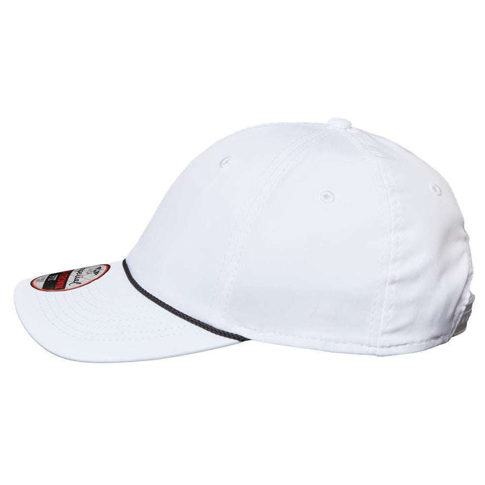 White/Black Ball Cap - Imperial - Performance Fabric