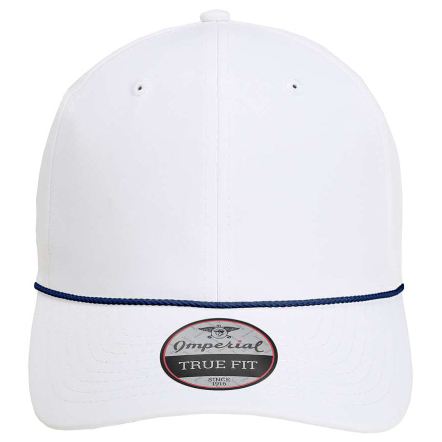 White/Black Ball Cap - Imperial - Performance Fabric