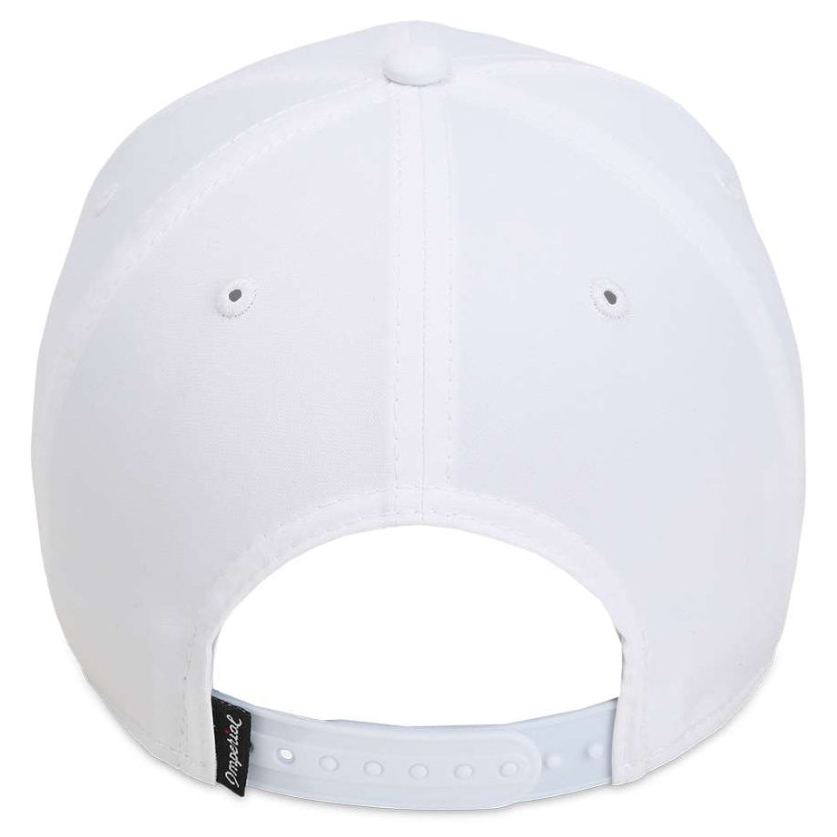 White/Black Ball Cap - Imperial - Performance Fabric