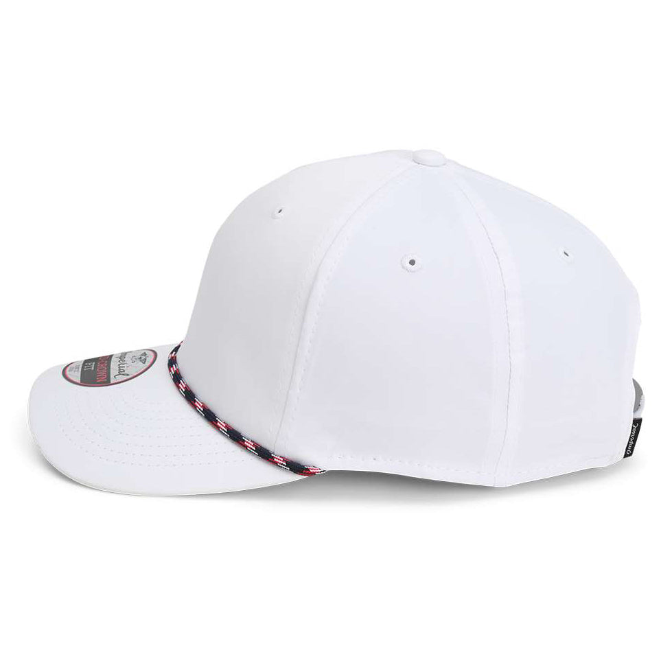 White/Black Ball Cap - Imperial - Performance Fabric
