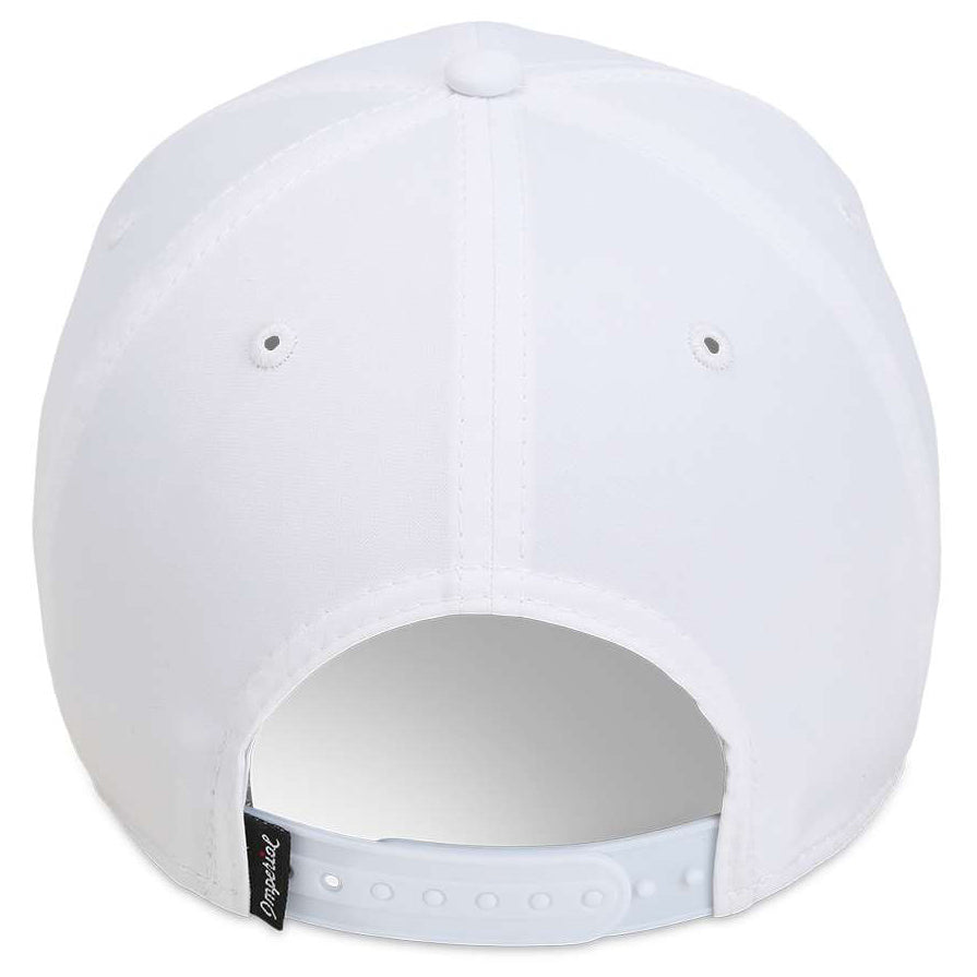 White/Black Ball Cap - Imperial - Performance Fabric