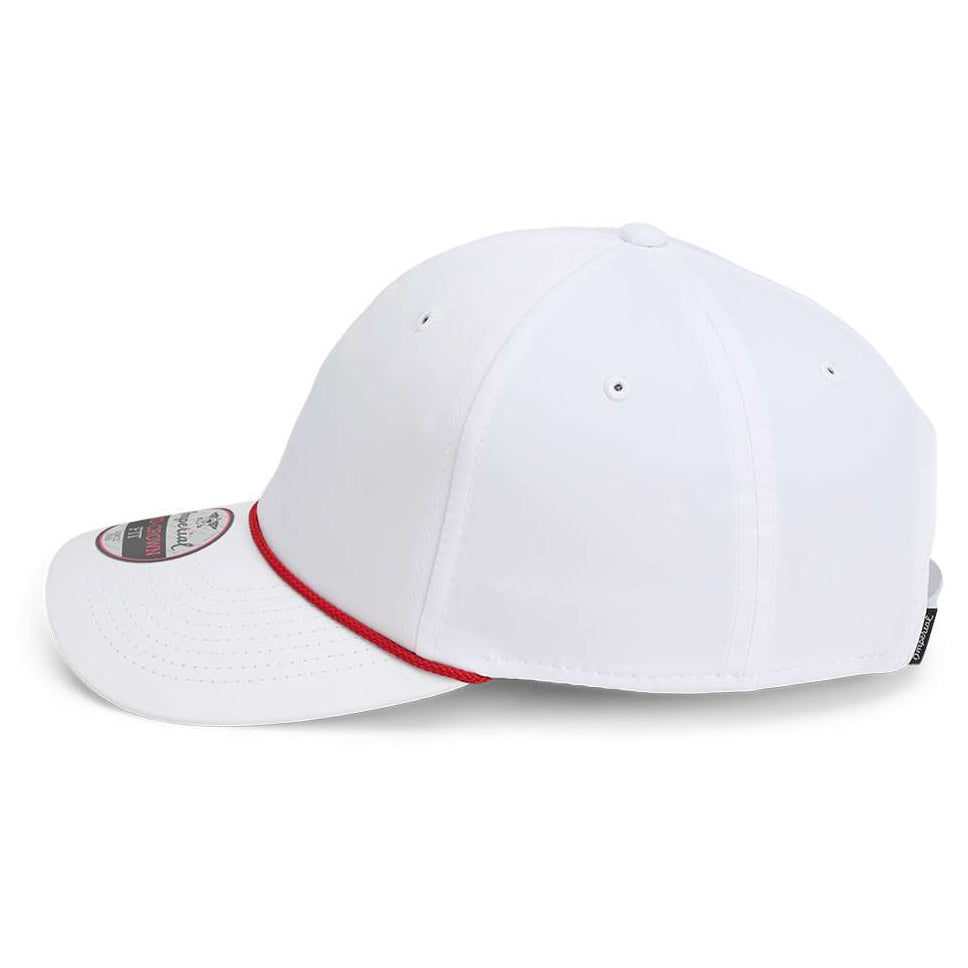 White/Black Ball Cap - Imperial - Performance Fabric