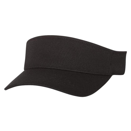 Black Visors - FlexFit - Comfortable Polyester Blend