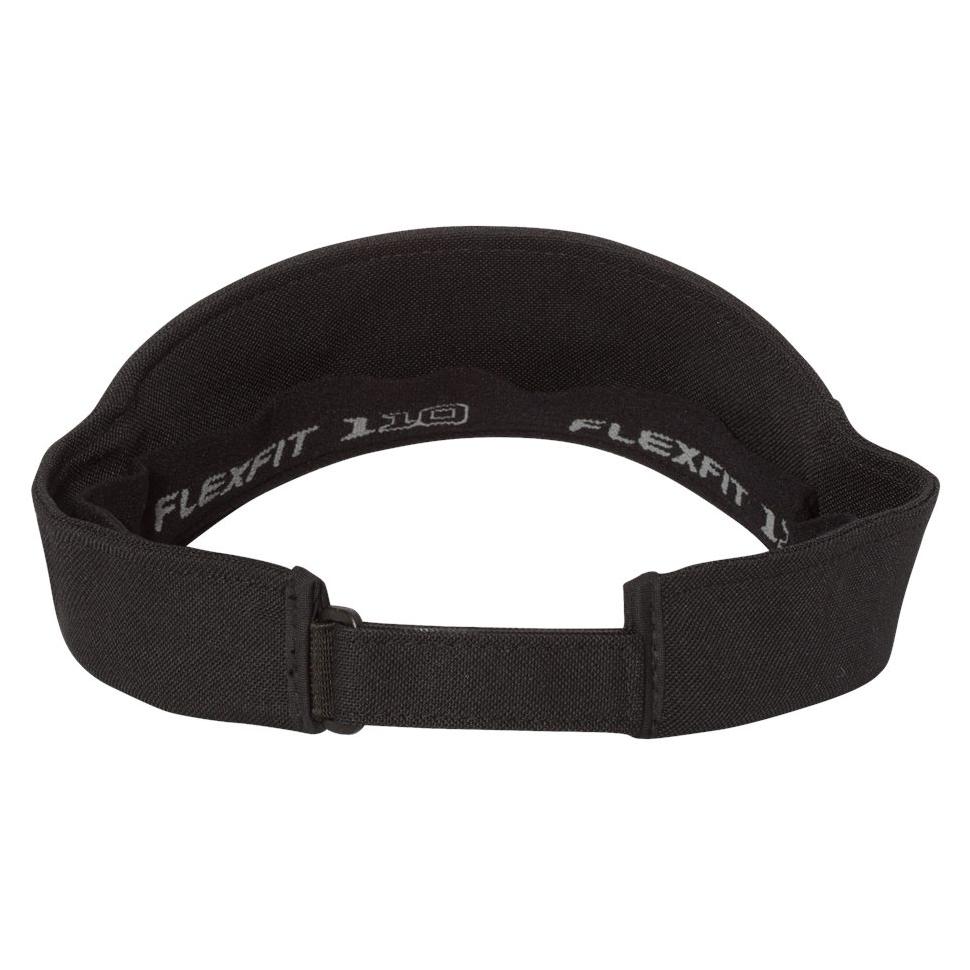 Black Visors - FlexFit - Comfortable Polyester Blend
