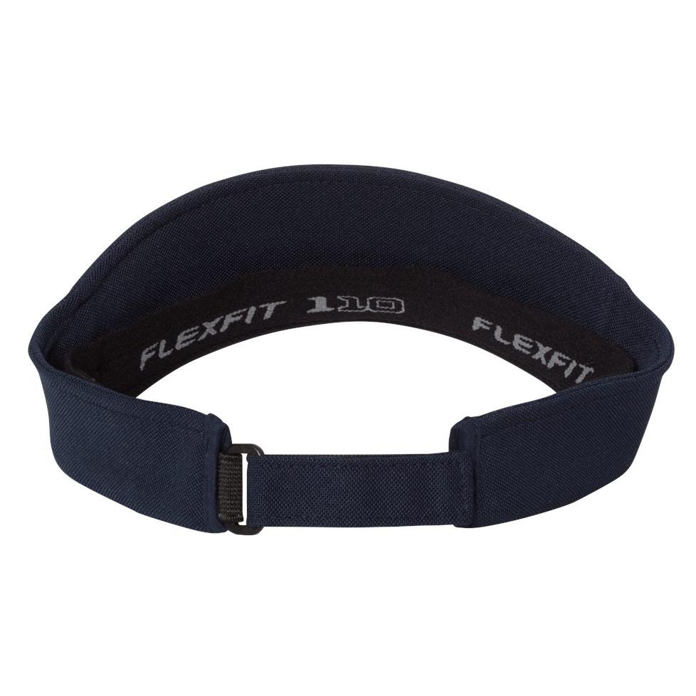 Black Visors - FlexFit - Comfortable Polyester Blend