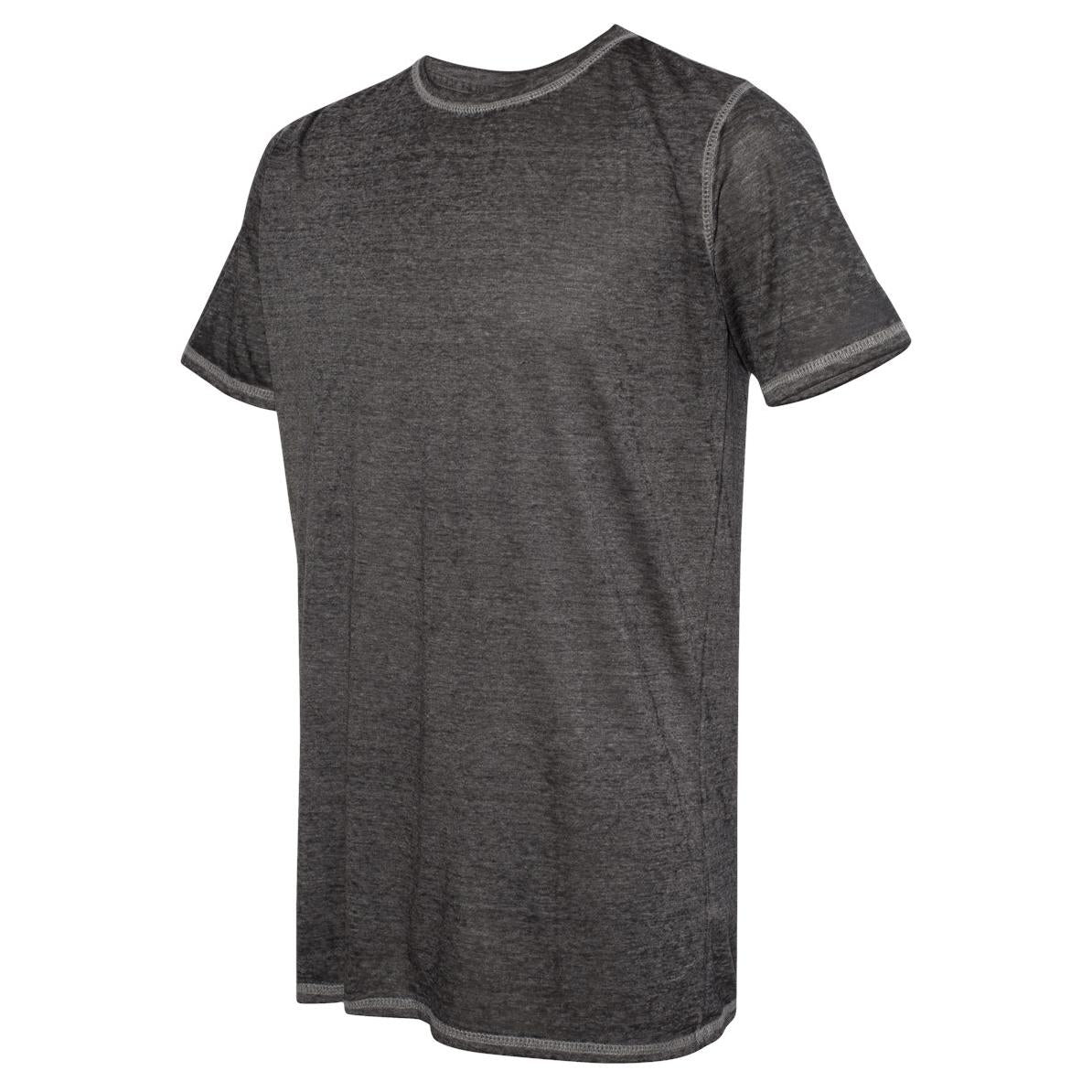 Twisted Black T-Shirts - J. America - Unique Burnout Jersey