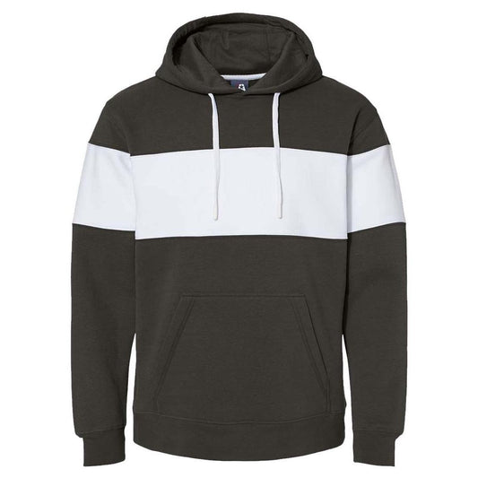 Black Sweatshirts - J. America - Colorblocked Fleece