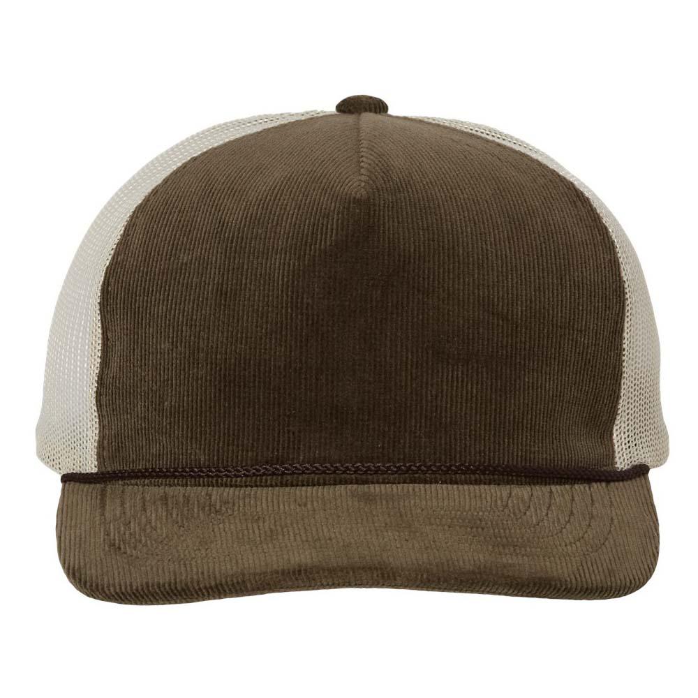 Black/Charcoal Ball Caps - Richardson - Soft Corduroy