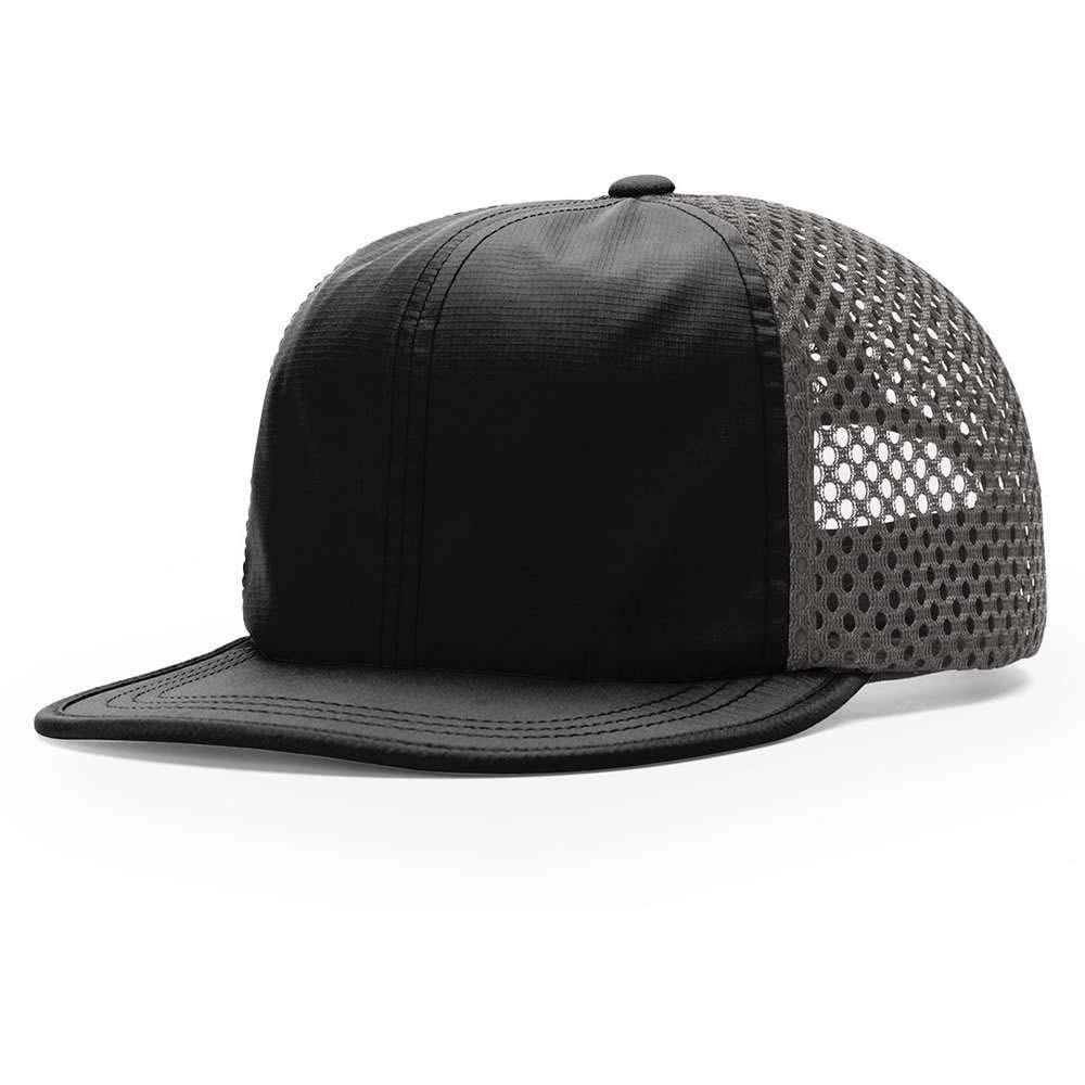 Black/Charcoal Ball Caps - Richardson - Low Profile