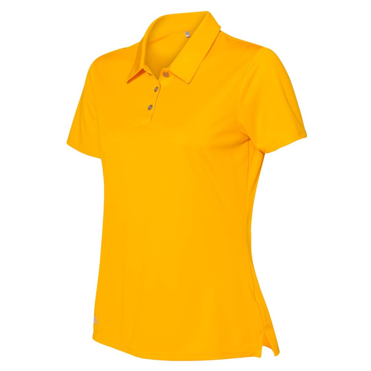 Black Polo Shirt - Adidas - Performance Fabric