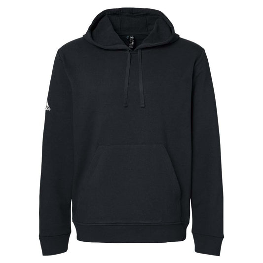 Black Sweatshirts - Adidas - Soft Fleece Hoodie - Cozy Style