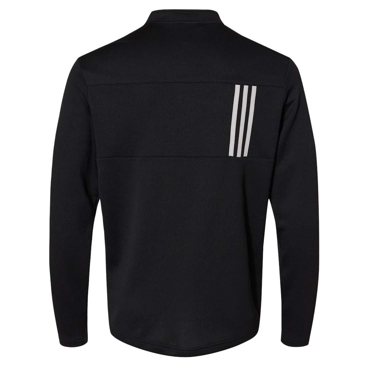 Black/Grey Two Sweatshirts - Adidas - Waffle Knit Design