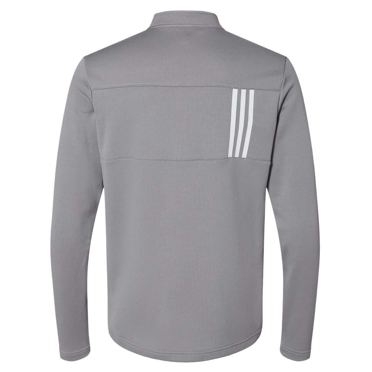 Black/Grey Two Sweatshirts - Adidas - Waffle Knit Design