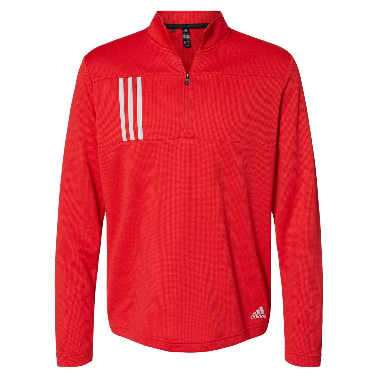 Black/Grey Two Sweatshirts - Adidas - Waffle Knit Design