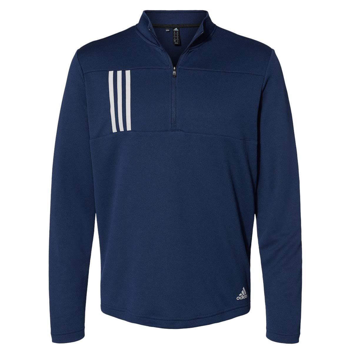 Black/Grey Two Sweatshirts - Adidas - Waffle Knit Design
