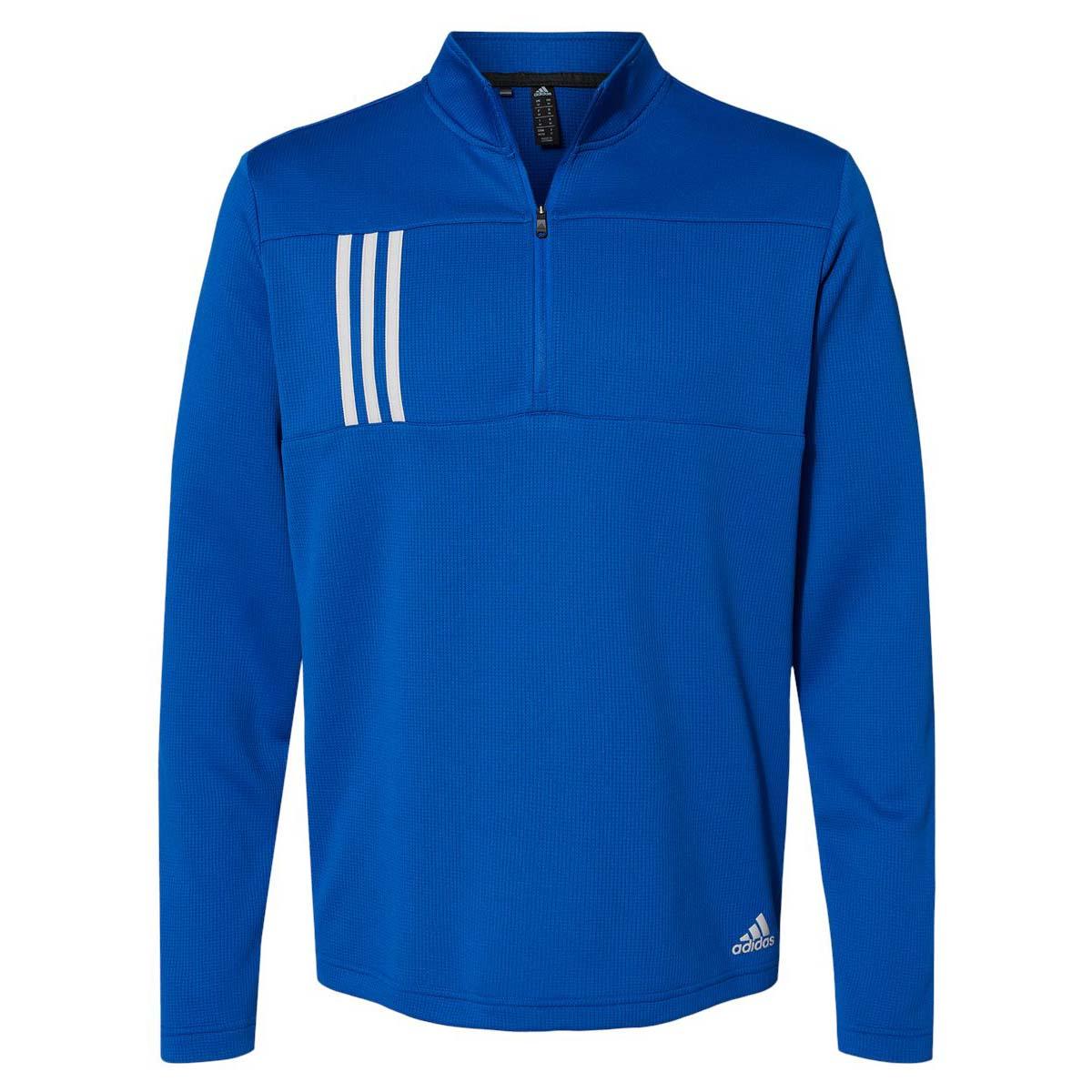 Black/Grey Two Sweatshirts - Adidas - Waffle Knit Design