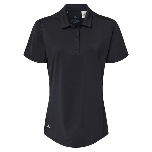 Black Polo Shirt - Adidas - Moisture Wicking