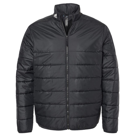 Black Jackets | Stylish Puffer - Adidas - Recycled Fabric
