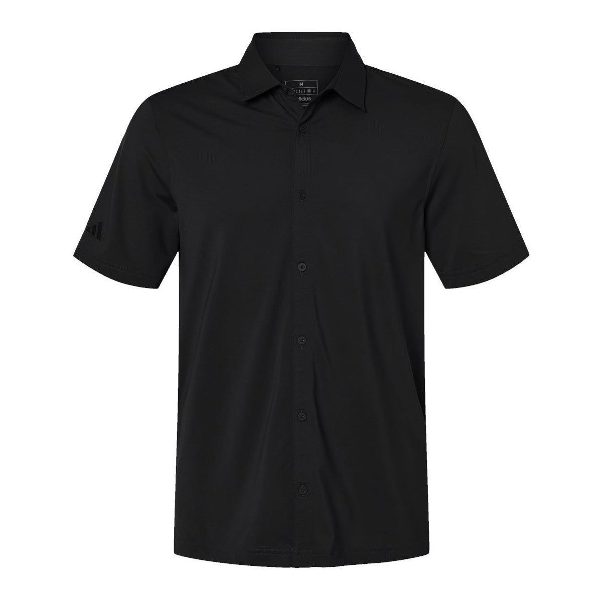 Black Button Up Shirts - Adidas - Comfortable Style