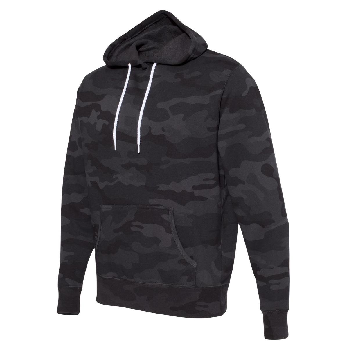 Black Camo Sweatshirts - Independent Trading Co - Lightweight
