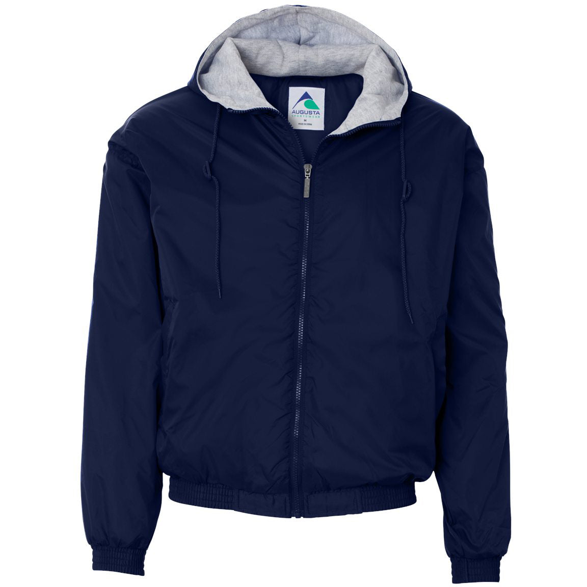 Black Hooded Jacket - Augusta Sportswear - Fleece Lined
