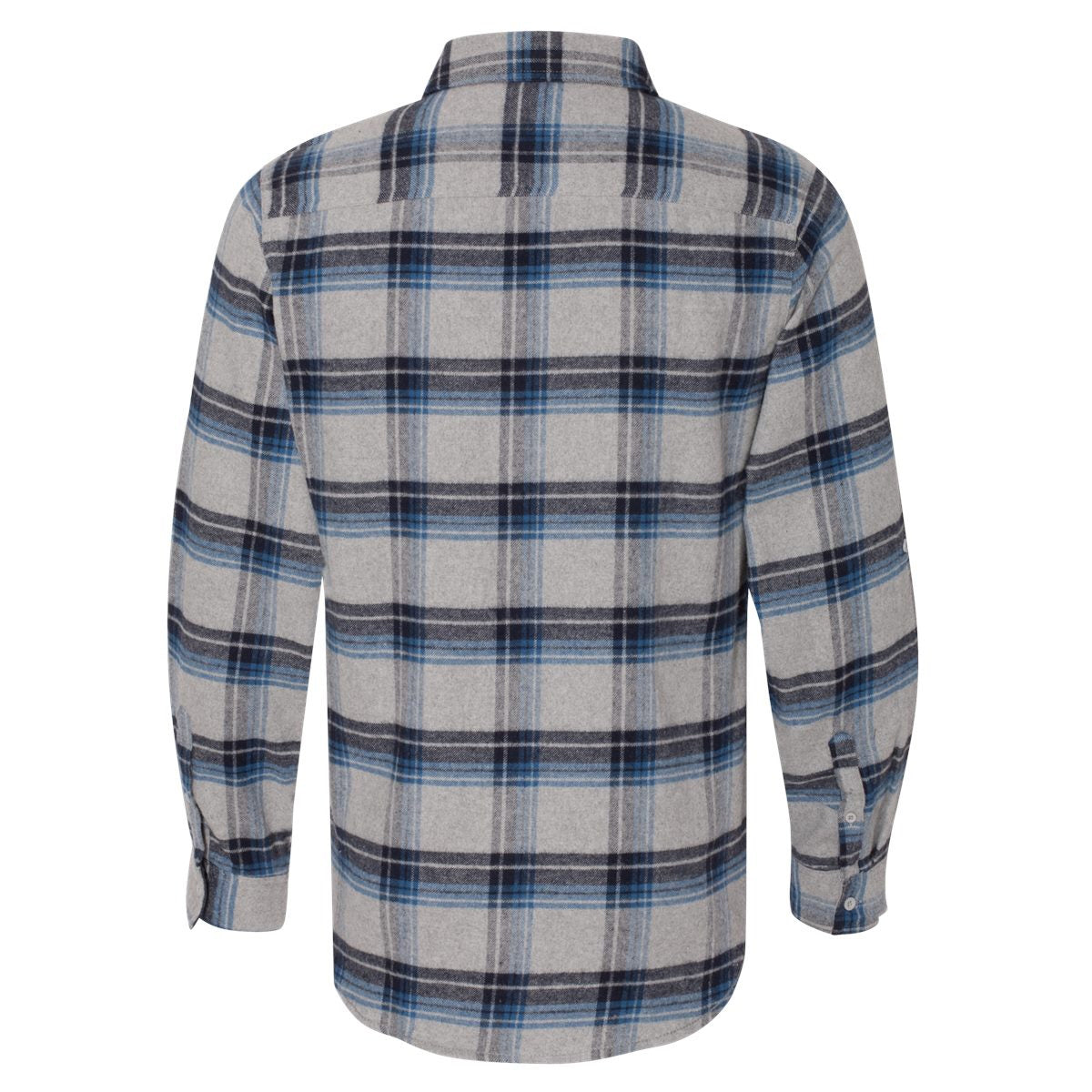 Black/Grey Flannel Shirt - Burnside - Stylish Design