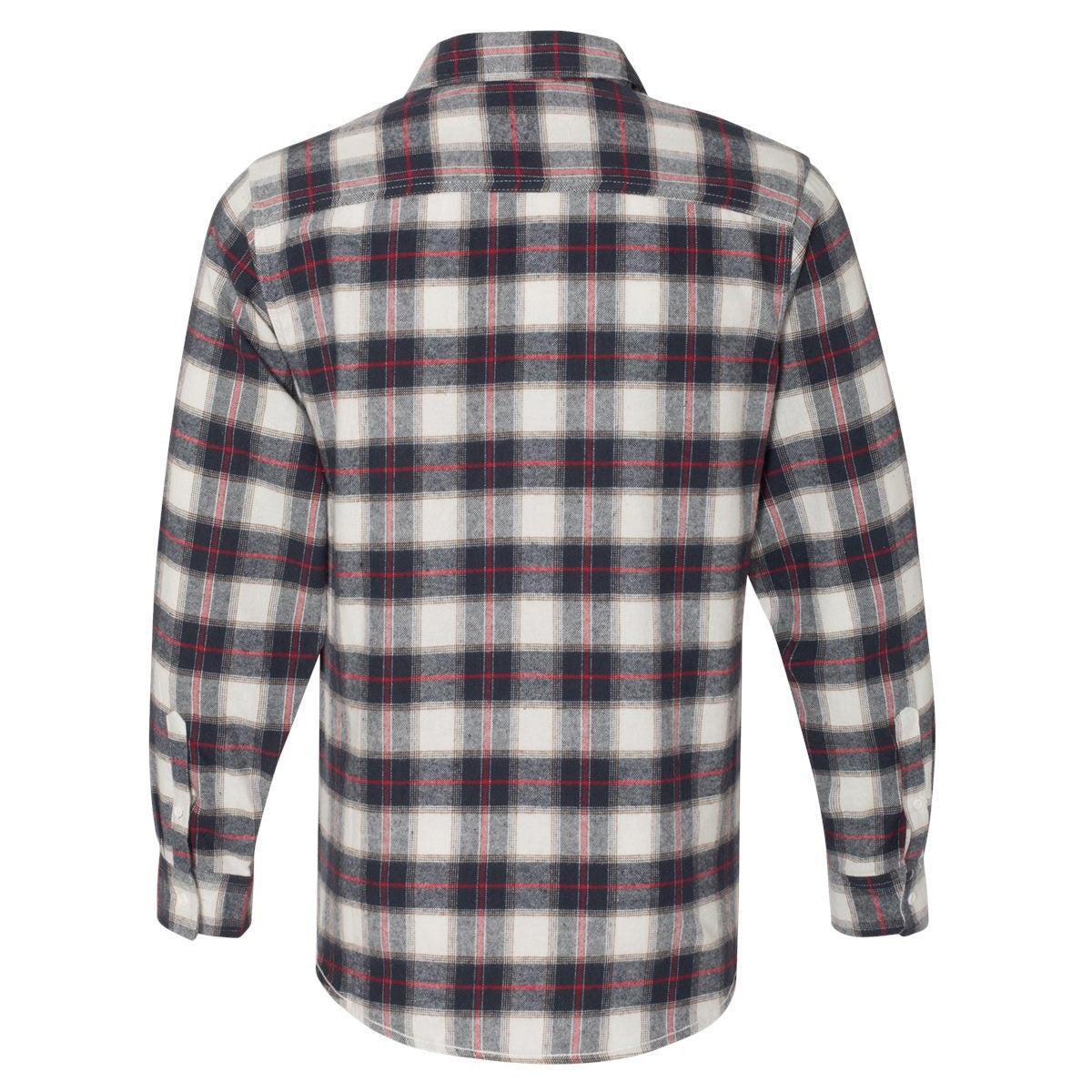 Black/Grey Flannel Shirt - Burnside - Stylish Design