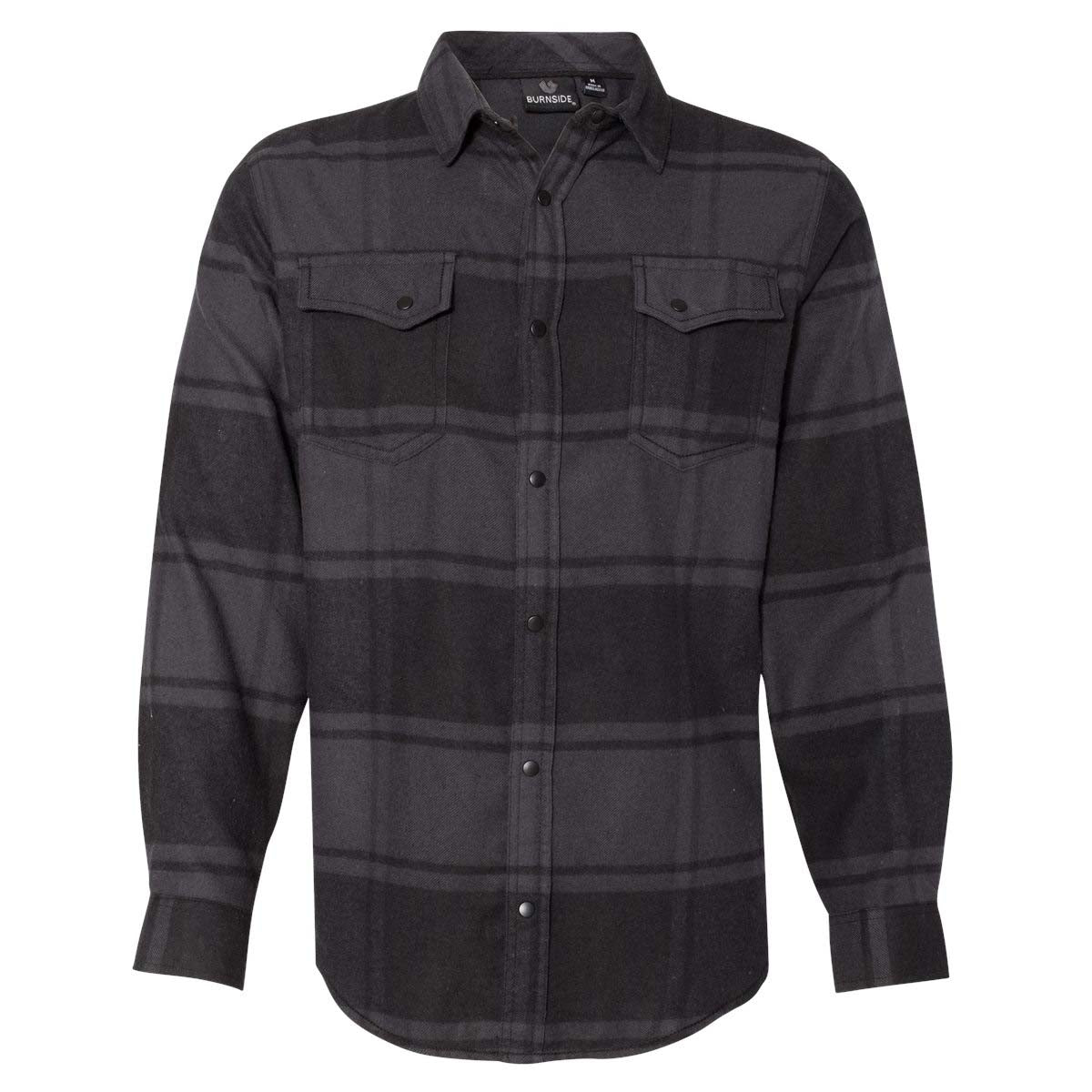 Black Button Up Shirts - Burnside - Stylish Flannel
