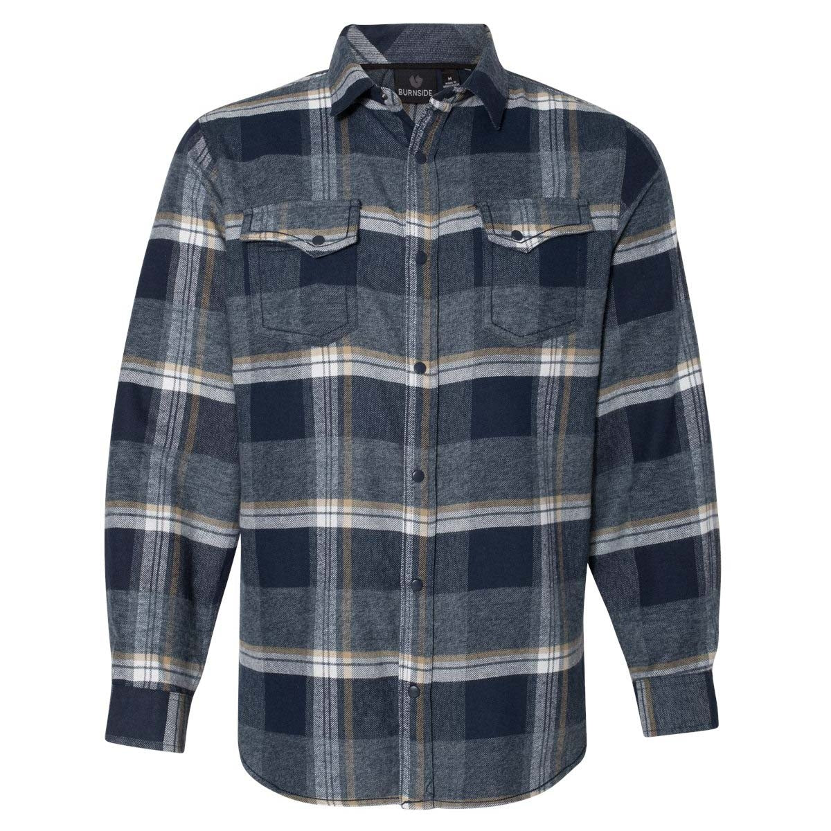 Black Button Up Shirts - Burnside - Stylish Flannel
