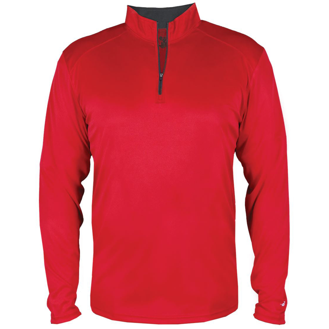 White/Graphite Sweatshirt - Badger Sport - Moisture-Wicking