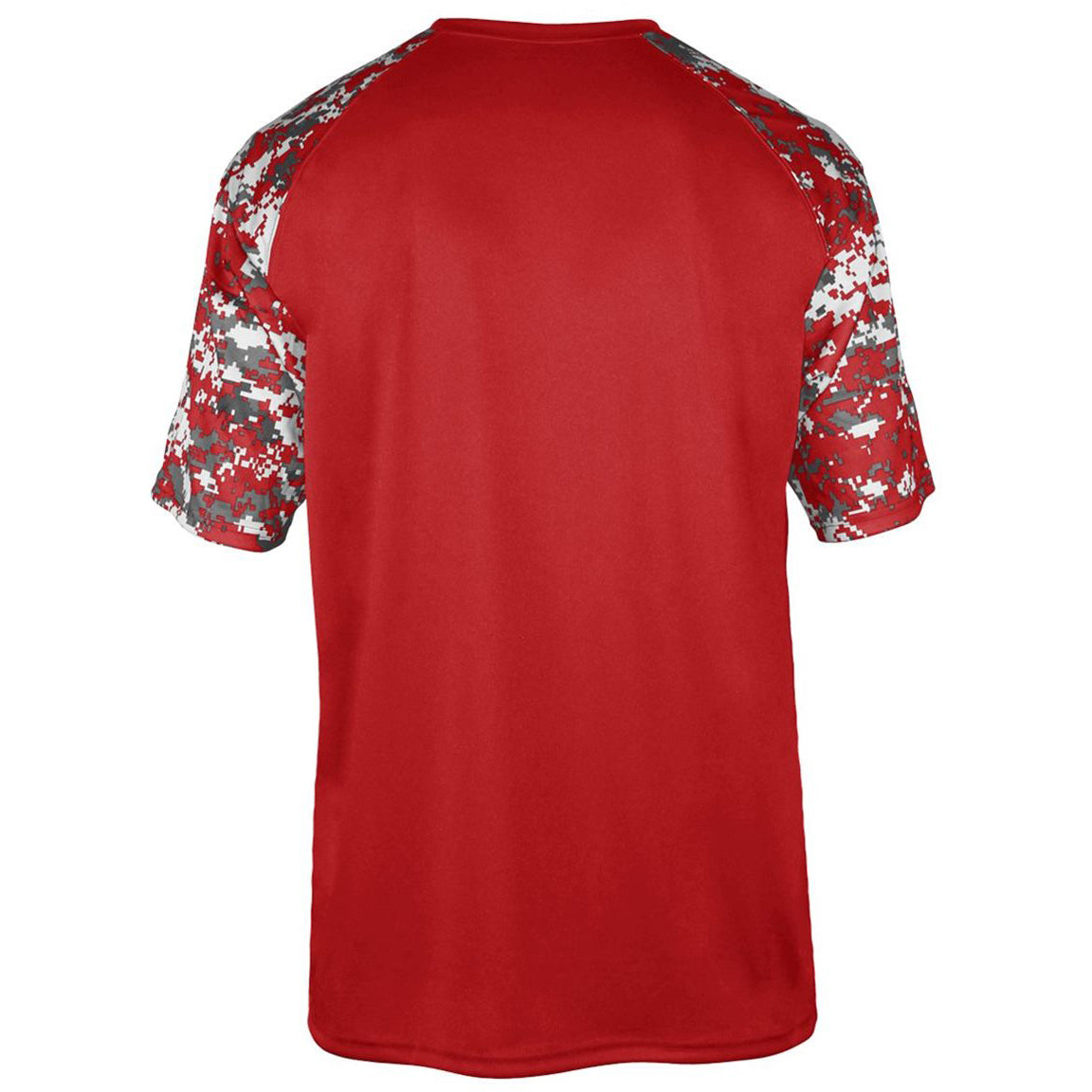 Black/White T-Shirts - Badger Sport - Digital Camo Design