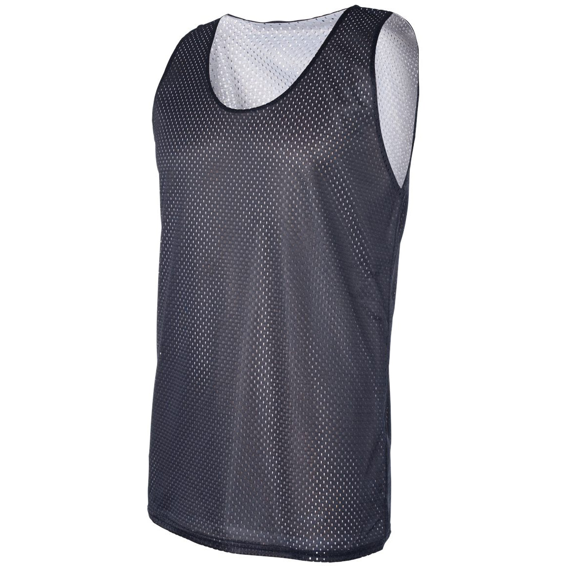 Black/White Tank Tops - Badger Sport - Reversible Mesh