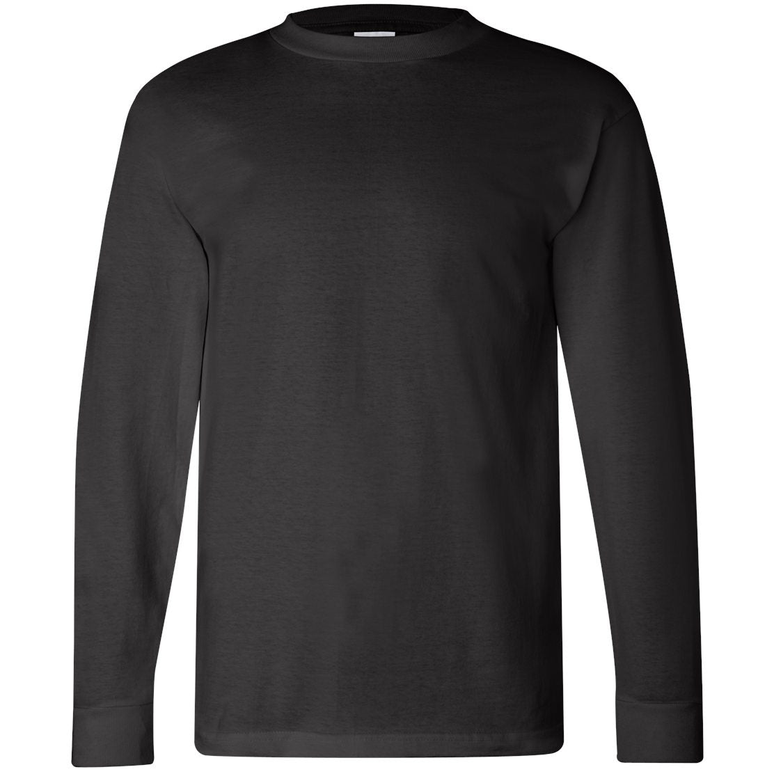 Black Long Sleeve T-Shirt - Bayside - Soft Cotton